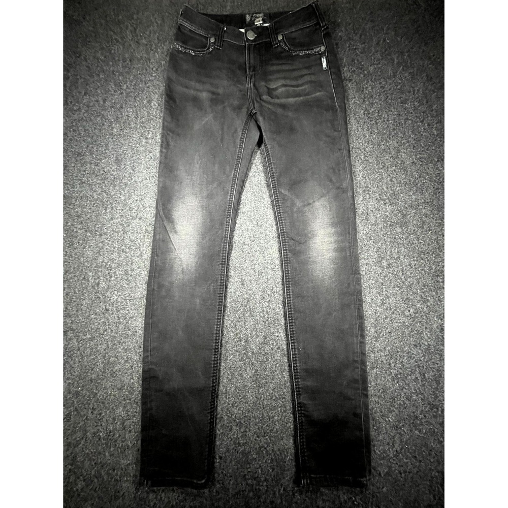 Silver Co Suki High Super Skinny Jeans Womens 29x31 Black Cotton Stretch